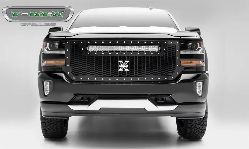 T-Rex Grilles Laser Torch Series Front Grille – Precision-Cut, Stainless Steel, Model 7311281 1