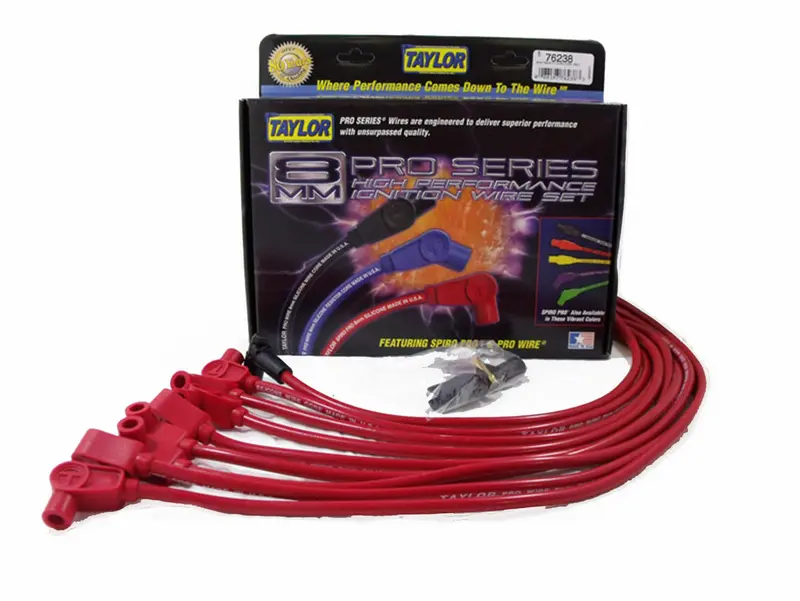 Taylor 76238 8Mm Pro Wire Ignition Cable Set – Full Engine Harness 1