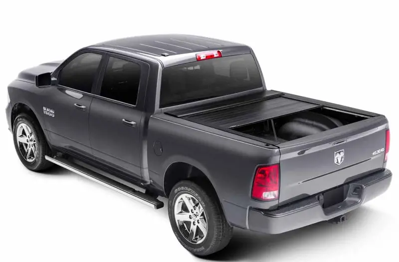 Trailfx Tfx25304 Manual Retractable Aluminum Tonneau Cover – Matte Black, Key-Lockable 1