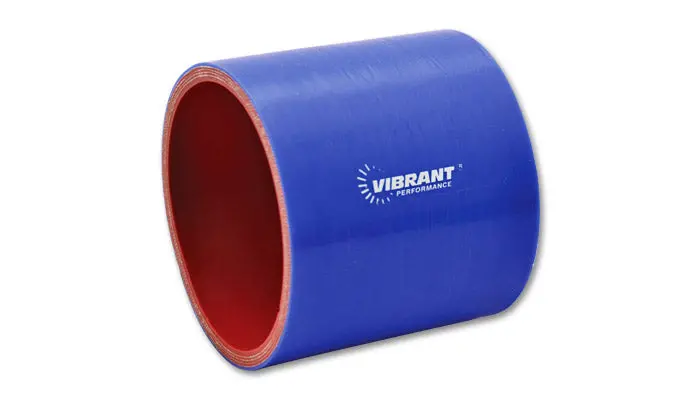 Vibrant Performance 2726B Blue Silicone Coupler — 4-Ply, 1.25" I.D. × 3" Length 1