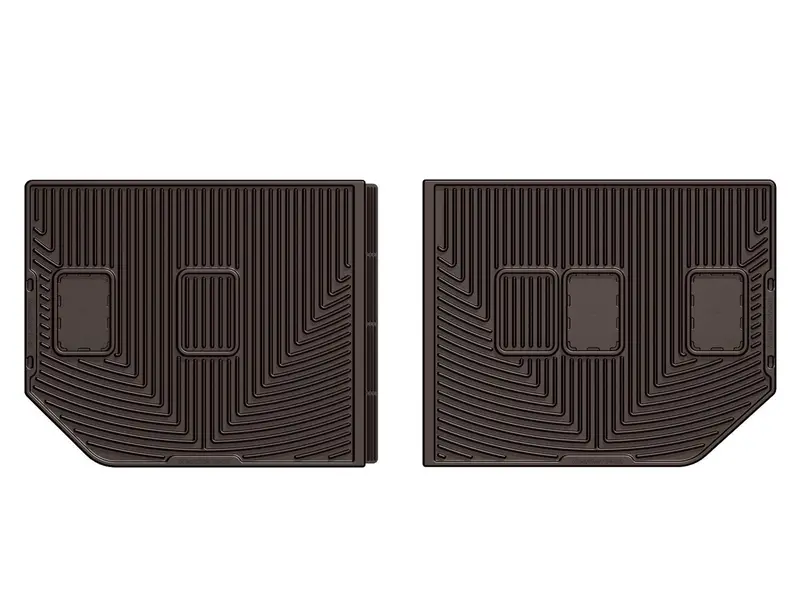 Weathertech All-Weather Rear Floor Mats – Cocoa Color, Compatible With 2Nd-Row Bench Seats (W264Co) 1