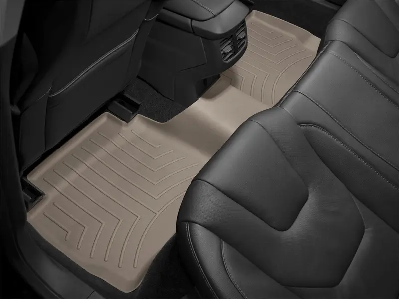 Weathertech Digitalfit Tan Floor Liners – Custom-Fit 2Nd Row Protection 1
