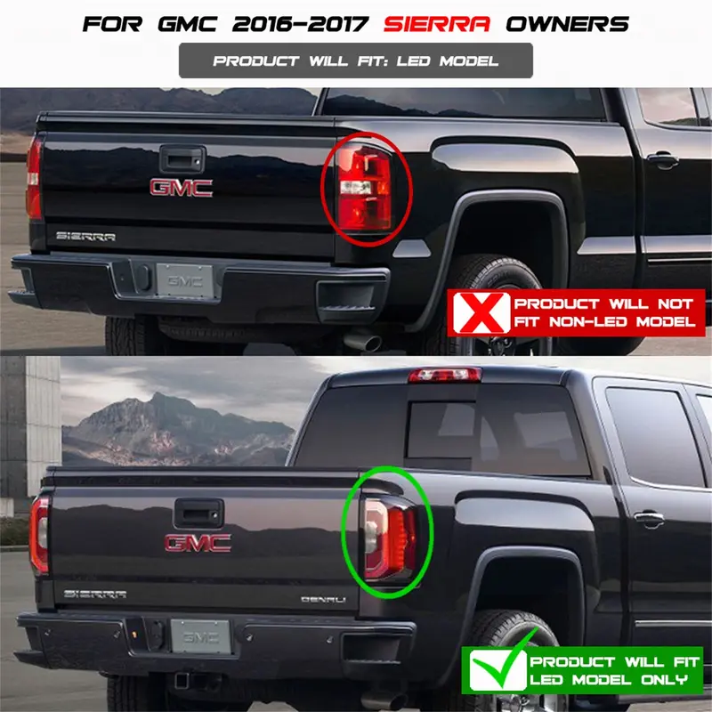 Spyder Auto 5083807 Led Light Bar Tail Lights – Red/Clear Lens, Factory Led-Compatible Pair 2